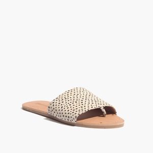 Madewell Anais Polka Dot Thong Slide Sandals